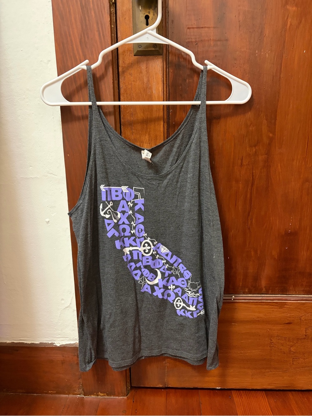 Gray Panhellenic Tank Top